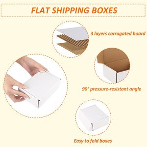 Cajas de Envío Resistentes con Impresión de Logotipo Personalizado, Cajas de Cartón Corrugado Negro para Embalaje de Sombreros y Ropa, Materiales Reciclados, Cuatro Colores - Product Image 2