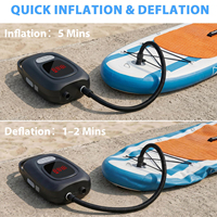 Nouvelle conception de pompe à air électrique rechargeable 12V pour SUP, compresseur pour planche à pagaie gonflable, accessoires de camping durables