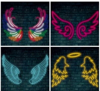 Enseignes lumineuses au néon à Led, bricolage personnalisé, pour un joyeux anniversaire, pour une décoration personnalisée