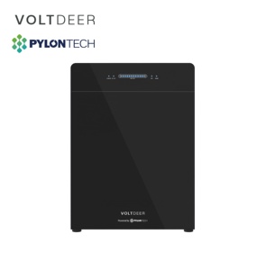 Système de stockage d'énergie <span class=keywords><strong>solaire</strong></span> extensible <span class=keywords><strong>pour</strong></span> balcon VOLTDEER 5 kWh avec panneaux en silicium monocristallin, protection IP65 et sortie 2400 W - Product Image 1