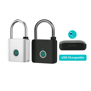 OEM / ODM Stainless Steel Keyless Gym Biometric Locker Lock High Quality IP65 Outdoor Waterproof Padlock With Fingerprint
