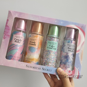 Victorias bí mật nước hoa phun senoritas Bí Mật Cơ thể sương mù bán buôn 4*125ml phun Quà Tặng đặt nước hoa giá rẻ phụ nữ bí mật nước hoa - Product Image 3