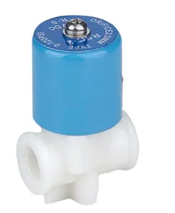 12V 24V 220Volts 2.5Mm Food Grade Pp Plastic Mini Control Valves Ro Shot Off Water Solenoid Valve For Drinking Water