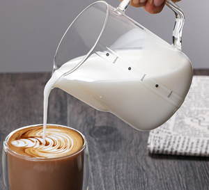 Sáng Tạo Thủy Tinh Sữa bọt bình thủy tinh cà phê sữa kem bình sữa Frother cốc kem bình - Product Image 6