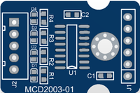 Module de commande de relais à 7 canaux ULN2003A Darlington DC 5V pour moteur pas à pas, contrôleur Arduino pour projets électroniques DIY