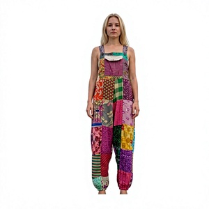 Combinaison Alladin tendance vintage taille haute longue unie pour femme, respirante, écologique, 100 % soie, élégante pour la vie quotidienne - Product Image 1