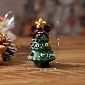 Adornos Navideños de Dibujos Animados, Santa Claus, Renos, Adornos de Animales para Árbol de Navidad, Artículos Decorativos para Mesa, Recuerdos para Fiestas en Casa - Product Image 2