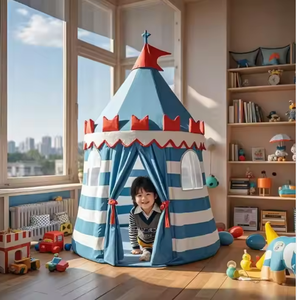 <span class=keywords><strong>Precio</strong></span> <span class=keywords><strong>de</strong></span> fábrica Kids Sports Castle Play Carpa Cómoda Interior No tóxico Princess Bed Carpa hecha <span class=keywords><strong>de</strong></span> poliéster y plástico - Product Image 3