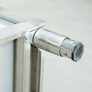 Table de Travail Commerciale en Acier Inoxydable avec Porte Coulissante, Armoire de Rangement à Trois Niveaux sur Mesure pour Restaurant, Cuisine, Traiteur - Product Image 5