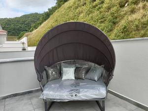 Foshan usine corde <span class=keywords><strong>transat</strong></span> bon marché en aluminium étanche en gros lit <span class=keywords><strong>de</strong></span> repos avec auvent au bord <span class=keywords><strong>de</strong></span> la piscine plage complexe hôtel <span class=keywords><strong>transat</strong></span> durable - Product Image 3