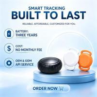 Traceur GPS BLE pour véhicules avec intégration API et notification de données de suivi en temps réel