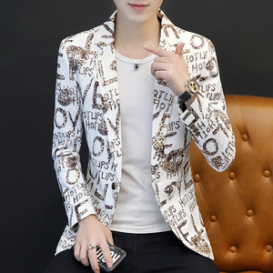 Veste de costume pour homme à un bouton, blazer élégant uni, coupe ajustée, léger, veste de sport - Product Image 3
