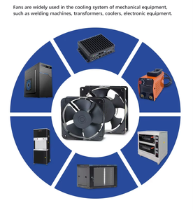 Pour ventilateurs axiaux série 8000N/8500N, haut débit d'air, roulement <span class=keywords><strong>Sintec</strong></span>, longue durée de vie, 115VAC, 80x80mm - Product Image 5