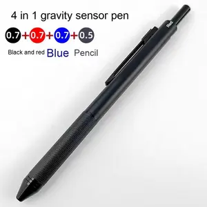 Bolígrafo Multifunción Metálico 4 en 1, Estilo Deportivo, Retráctil, con Sensor de Gravedad, con Caja de Regalo, Venta al Por Mayor - Product Image 6