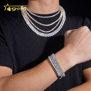 Cadena de Tenis de Acero Inoxidable con Circonitas Cúbicas 5A de 3mm, 4mm, 5mm y 6mm, Estilo Hip Hop, Joyería de Moda - Product Image 5