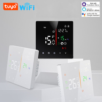 Termostato WIFI Tuya para Calefacción por Suelo Radiante, Controlador de Temperatura Ambiente para Sistema de Calefacción por Suelo Radiante, Termostato Doméstico con Sensor NTC 16A