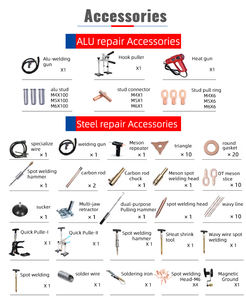 FUNISI F99ES 2 en 1, extracteur de bosses en aluminium et acier, soudage par points pour la réparation de carrosserie automobile - Product Image 4