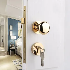 Hot Bán Kẽm Hợp Kim Vòng NỘI THẤT PHÒNG Chia Door Knob Khóa//