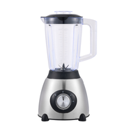Blender électrique portable 2 en 1 avec boîtier en acier inoxydable, pot en acier, mixeur à fruits avec petit moulin à café