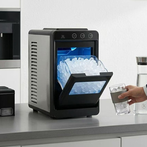 Portable Bullet <strong>Ice</strong> <strong>Maker</strong> Machine160W 22KG/24H Automatic Cleaning Countertop Commercial Home Portable <strong>Ice</strong> Cube <strong>Maker</strong> - Product Image 4