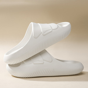 Sandales pour hommes, blanches, à semelle épaisse, antidérapantes, confortables, pour l'intérieur et l'extérieur, sandales pour adultes - Product Image 1