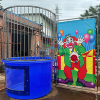 Jeu de fête d'été en plein air, jeu de fête de jardin, jeu de fête sportive, jeu de carnaval aquatique, stand de plongée, jeu gonflable pour enfants, baignoire à plongée pour adultes