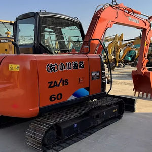 Miniexcavadora usada original de Japón, HITACHI zx60, excavadora hidráulica compacta sobre orugas de 6 toneladas, gran oferta, la mejor calidad - Product Image 1