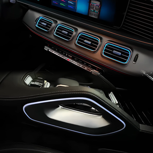 Kit de couverture de haut-parleur avec éclairage ambiant LED SJC pour <span class=keywords><strong>Mercedes</strong></span> Benz <span class=keywords><strong>GLE</strong></span>/GLS W167 2020-2025, éclairage intérieur automobile, éclairage de sortie d'air - Product Image 5