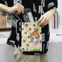 Vente chaude Logo Personnalisé Anime Dessin Animé Téléphone Pochette Mode Style Anti-Rayures Anti-Caméra Téléphone Sac