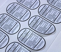 Étiquettes personnalisées transparentes en forme de dragon pour bouteilles, logos alimentaires, impression de produits d'emballage ménager sur mesure (couleur et taille)