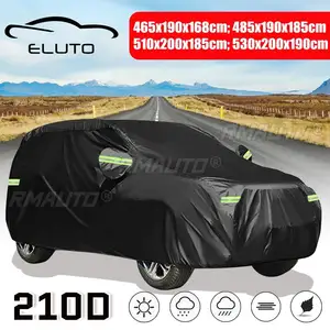 210d Suv Covers Maat M/L/Xl/Xxl Indoor Outdoor Full Auot Cover Sun Uv Sneeuw Stofbestendig Bescherming Cover Universele Auto