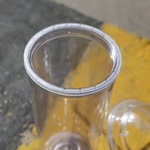 Vaso de agua personalizado de plástico de doble capa, libre de BPA, para estudiantes, de 20 oz, con pajita. - Product Image 5