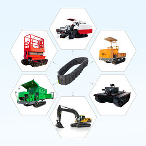 Collegamento della pista di gomma del cingolo del mini escavatore - Product Image 4