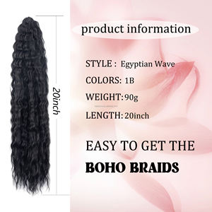 Venta caliente en Europa América 28 pulgadas rizo brasileño Ombre <span class=keywords><strong>caramelo</strong></span> sintético brasileño <span class=keywords><strong>rizado</strong></span> ganchillo trenzado <span class=keywords><strong>pelo</strong></span> de ganchillo - Product Image 4