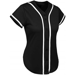T-shirt de baseball pour femme à manches courtes, respirant, imprimé, séchage rapide, pour softball, personnalisable avec logo, été - Product Image 4