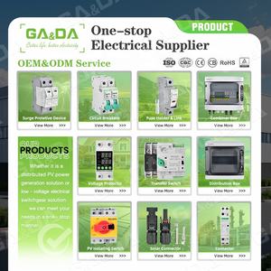 G2040MT-280-3 + NPE 타입 딘 레일 장착 번개 피뢰 방지기 장치 280V/255V 최대 연속 작동 전압 80KA 번개 - Product Image 5