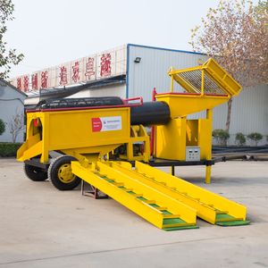 Mobile Placer Gold Mining Equipment Gold Selection <strong>Machine</strong> with Swinging Cage Screen Engine Core Component Beneficiation <strong>Machine</strong> - Product Image 1