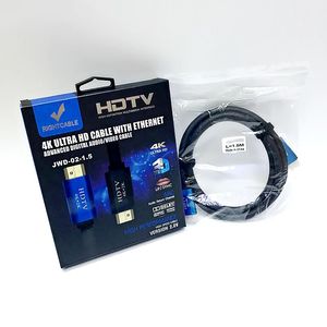 Cable HDTV <span class=keywords><strong>4K</strong></span> de Alta Velocidad de 1.5M 3M 5M 10M 15M Versión 2.0 19+1 Chapado en Oro de 60Hz para UHD FHD 3D Xbox <span class=keywords><strong>PS3</strong></span> y PS4 - Product Image 3