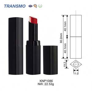 Envases de Lápiz Labial de Marca Privada, Tubos de Lápiz Labial de Plástico Reciclado, Logotipo Personalizado, Tubo de Lápiz Labial Recargable - Product Image 2