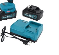 Perceuse à percussion sans fil 21V OEM ODM OBM avec coffret en acier inoxydable, comprend une perceuse à percussion sans balais, deux batteries et un chargeur