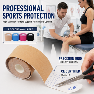 Bande de kinésiologie élastique imperméable pour le soulagement musculaire, idéale pour le <span class=keywords><strong>fitness</strong></span>, la course à pied, la gym et la récupération des blessures - Product Image 5