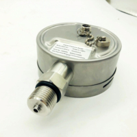 Manomètre de pression d'huile numérique à haute température, hydraulique avec alarme