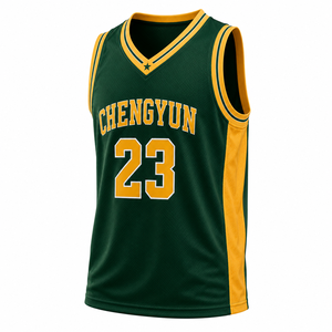 Maillot de <span class=keywords><strong>basket</strong></span> réversible personnalisé, ensemble uniforme de <span class=keywords><strong>basket</strong></span> réversible à double couche à séchage rapide, tenue d'équipe, conception en 1 jour - Product Image 2