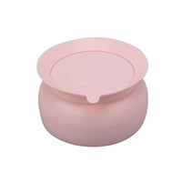 Bols à collation en métal pour l'alimentation des bébés, bol pour tout-petits avec ventouse en silicone amovible