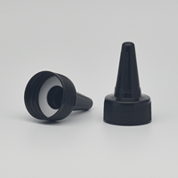 Vente en gros 32/410 bouchon compte-gouttes en plastique 18mm 20mm 24mm 28mm bouchon presseur bouchon de bouteille de ketchup bec de colle couvercle de bouteille avec doublure