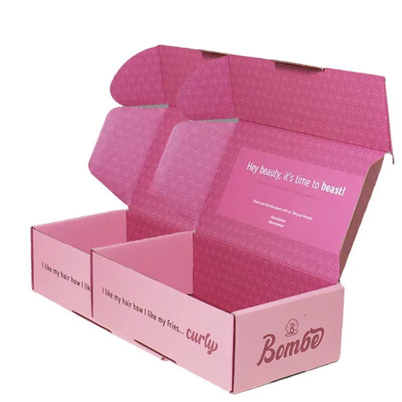 Boîte à chaussures pour hommes en papier kraft portable pliable et marron imprimé de logo de marque personnalisé/boîte Pentawards en carton à fenêtres en PVC