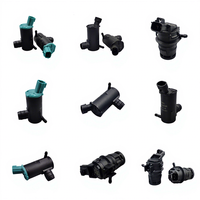 Conjunto de Motor de Bomba de Lavaparabrisas DERONG 12V 24V de Doble Salida, Reemplazo Directo OEM para Toyota, BYD, Lexus, Mazda, Changan