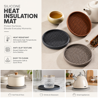 Nouvelles sous-verres antidérapants en silicone personnalisés, écologiques, isolants thermiquement, avec drain et plateau profond, sans BPA, pour vente en gros