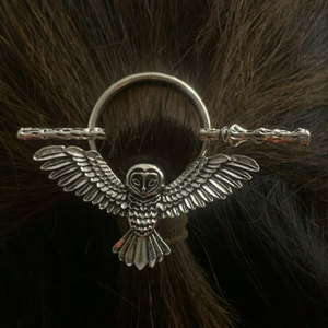 Pasador para <span class=keywords><strong>el</strong></span> <span class=keywords><strong>Cabello</strong></span> con Diseño de Calavera de Cuervo y Astas Estilo Vikingo Gótico WZN20, Accesorio para <span class=keywords><strong>el</strong></span> <span class=keywords><strong>Cabello</strong></span> de Brujería Nórdica para Halloween para Mujeres - Product Image 4