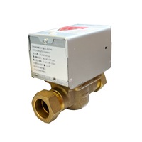 Kualitas tinggi Harga terbaik koneksi ujung flare 220VAC/24VAC katup zona kontrol bermotor untuk air dingin